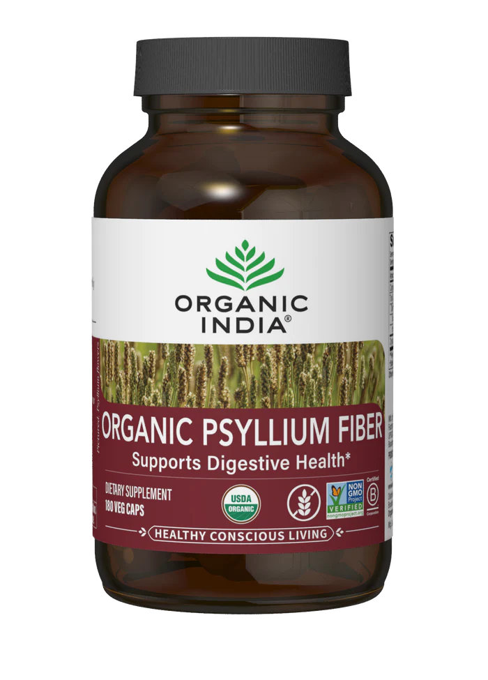 Organic India Organic Psyllium Fiber 180 caps