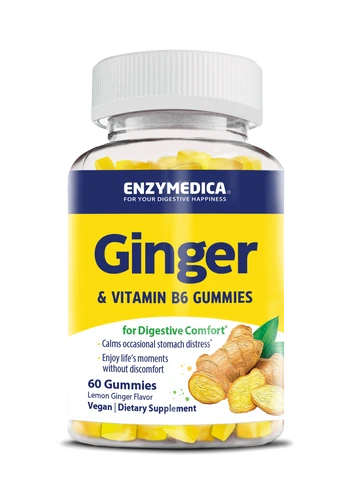 Enzymedica Ginger Gummies 60 ct