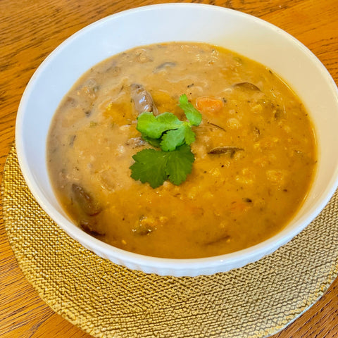 Mushroom & Wild Rice Soup--2 qt
