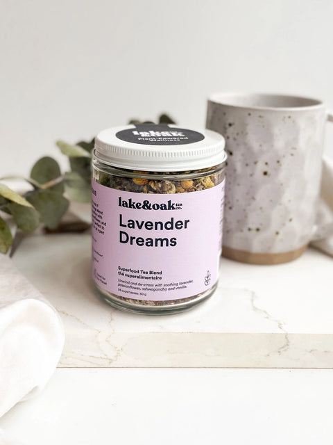 Lake & Oak Lavender Dreams Glass Jar