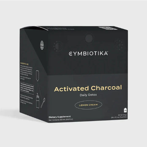 Cymbiotika Activated Charcoal Daily Detox Lemon Creme