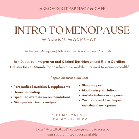 Woman's Workshop: Intro To Menopause