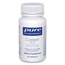 Pure Encapsulations Copper Citrate 60 cap