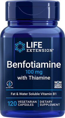 Life Extension Benfotiamine 100 mg 120 V Cap