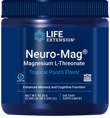 Life Extension Neuro Mag Tropical Punch powder 30 serving