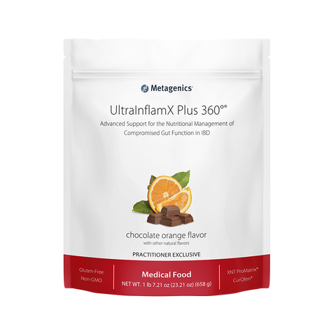 Metagenics UltraInflamX Plus 360 Choc/Orange 14 servings