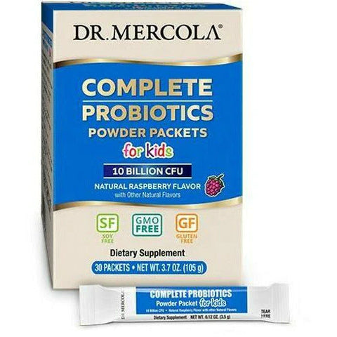 Mercola Complete Probiotics Powder Packets for Kids, 30 packets