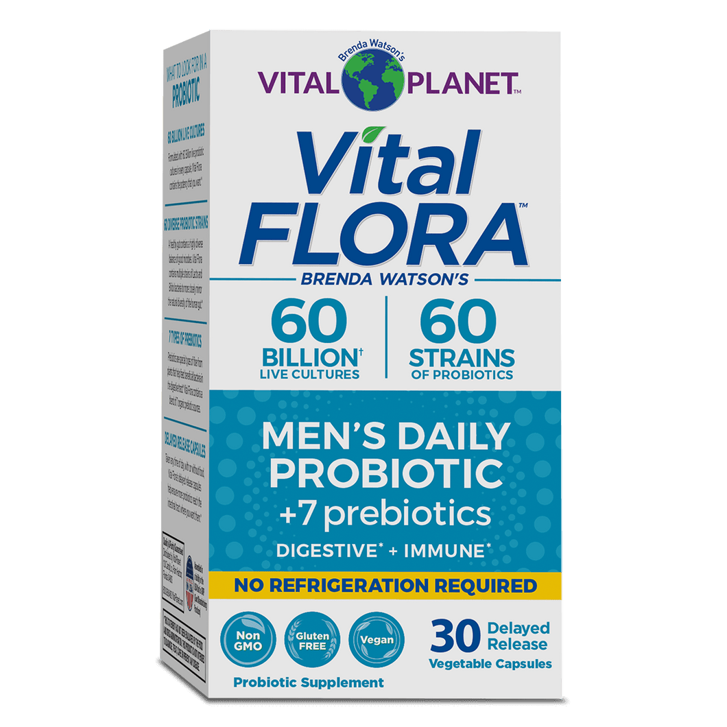 Vital Planet Vital Flora Men's Daily 30 vcaps