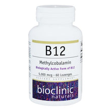 Load image into Gallery viewer, BioClinic Naturals B12 Methylcobalamin 5000 mcg
