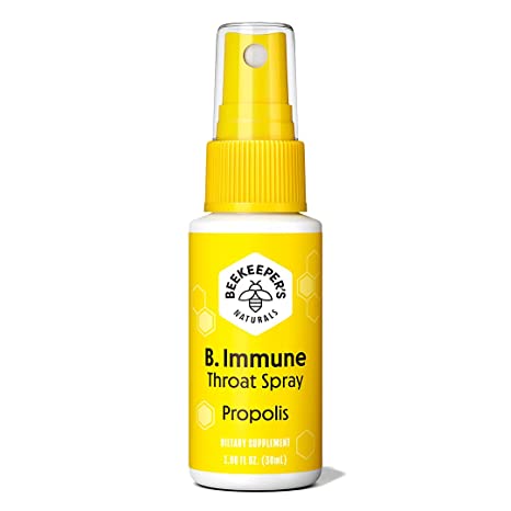 Beekeeper's Naturals B. Immune Throat Spray w/ Propolis
