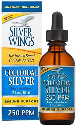 Silver Wings Immune Support Colloidal Silver Dropper 250 PPM 2 fl. oz.