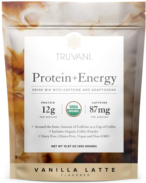 Truvani Protein+Energy Vanilla Latte 20 servings