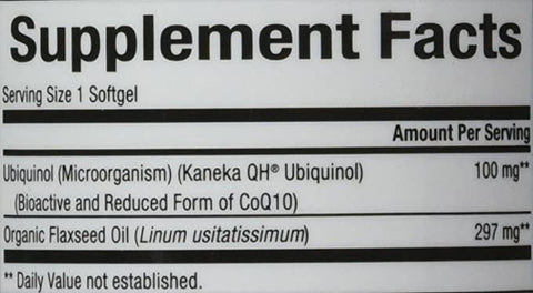 Bioclinic Ubiquinol CoQ10 100mg 60 sgels