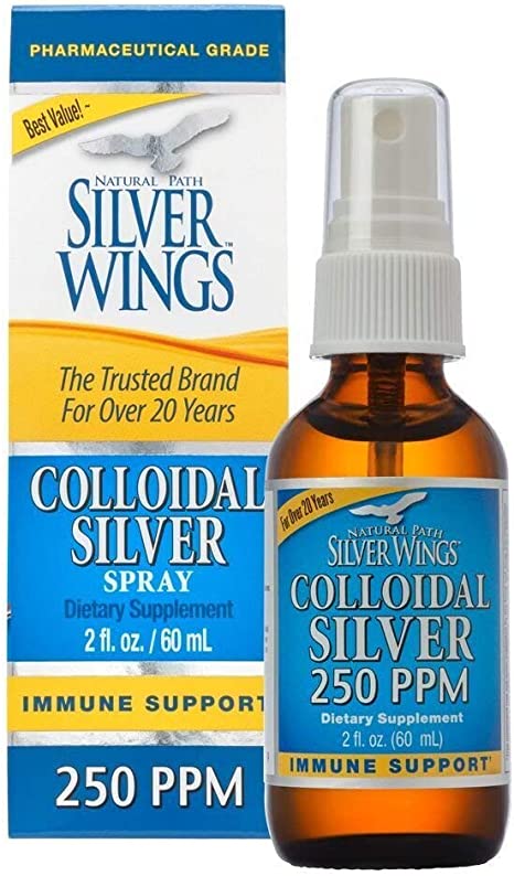 Silver Wings Colloidal Silver Spray 250 PPM 2 fl. oz.