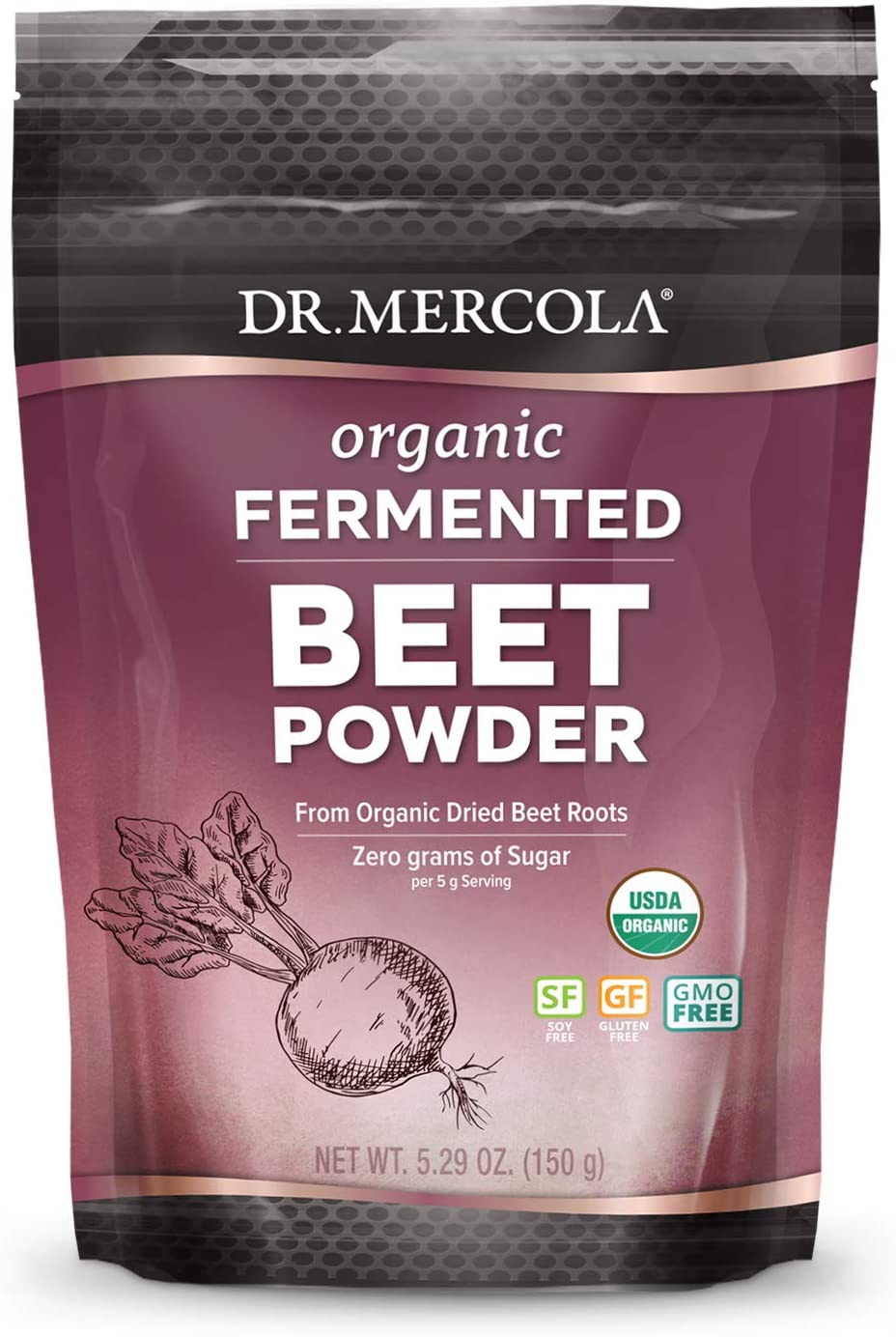 Mercola Fermented Beet Powder 150 g