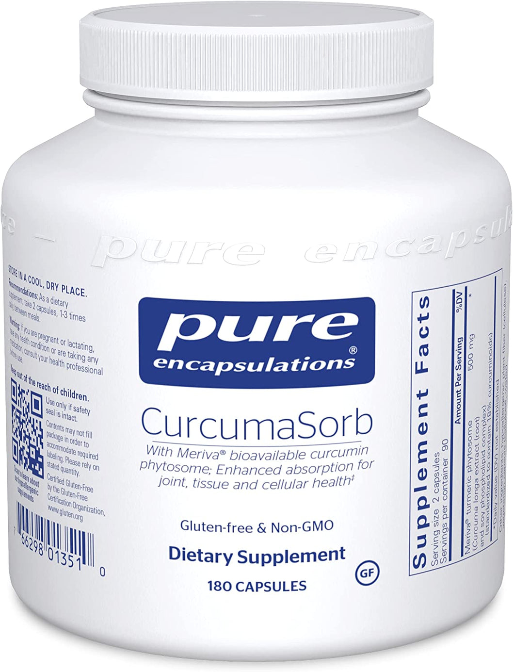 Pure Encapsulations CurcumaSorb 180cap