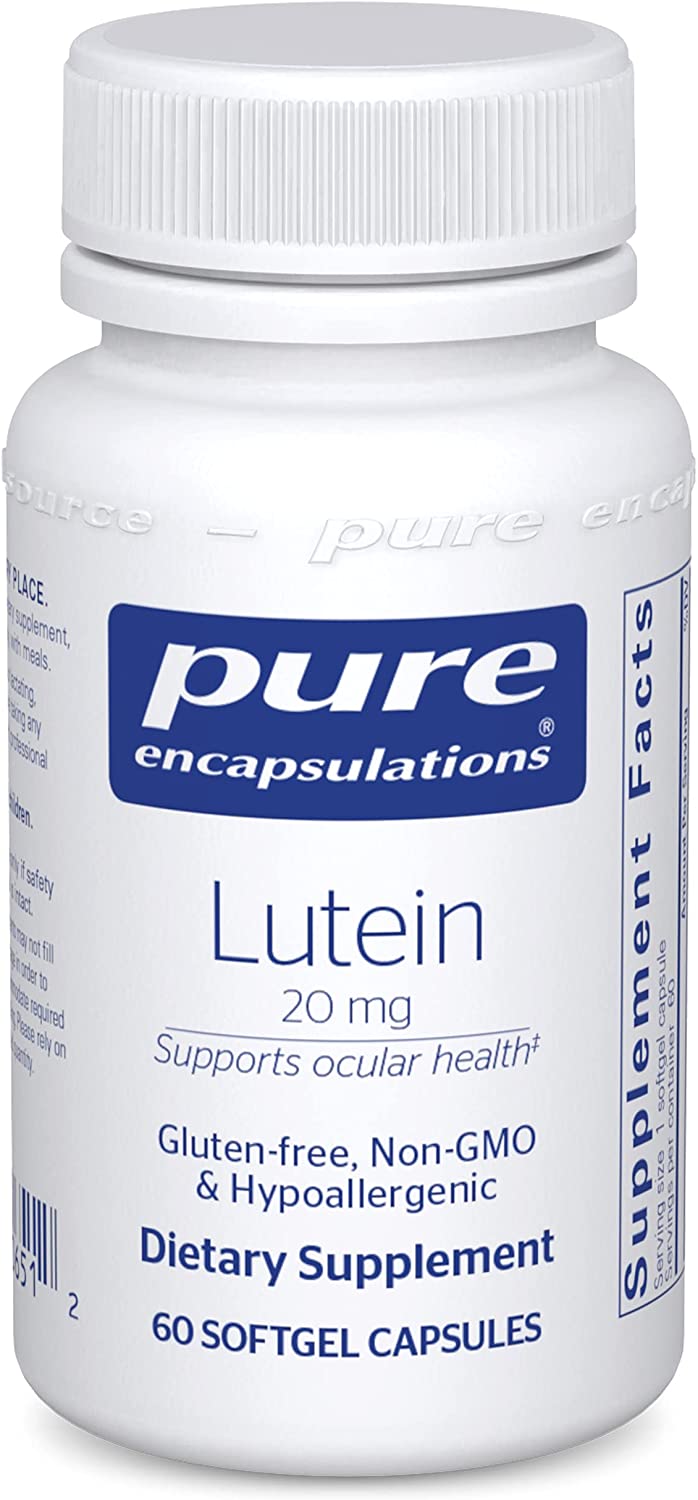 Pure Encapsulations Lutein 20mg