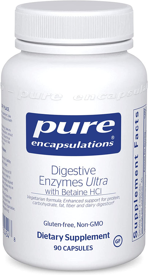 Pure Encapsulations Digestive Enzyme Ultra w/BetaineHCI