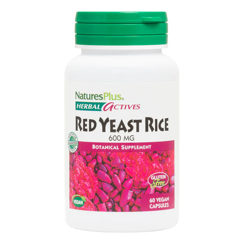 Nature's Plus SOL Red Yeast Rice 600 mg 60 Capsules