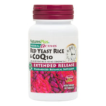 Load image into Gallery viewer, Nature&#39;s Plus Red Yeast Rice with CoQ10 30 Tabs
