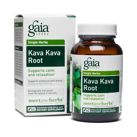 Gaia Kava Kava Root 60 caps