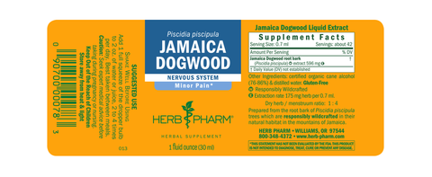 Herb Pharm Jamaica Dogwood