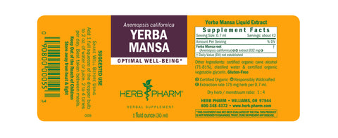 Herb Pharm Yerba Mansa