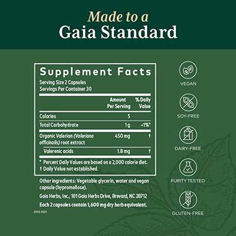 Gaia Professional Solutions Valerian 60caps