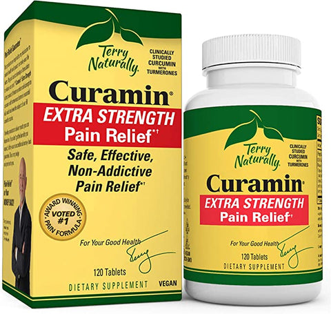 Terry Naturally Curamin Extra Strength Pain Relief 120 tabs