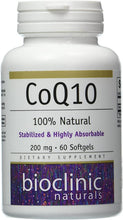 Load image into Gallery viewer, BioClinic CoQ10 200mg 60 Soft Gels
