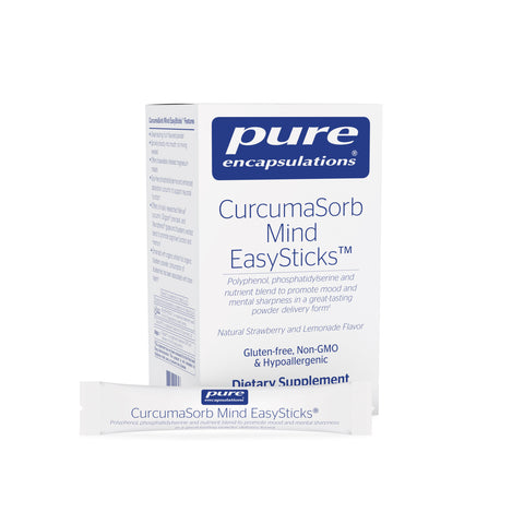 Pure Encapsulations Curcumasorb Mind EasySticks 30 pack