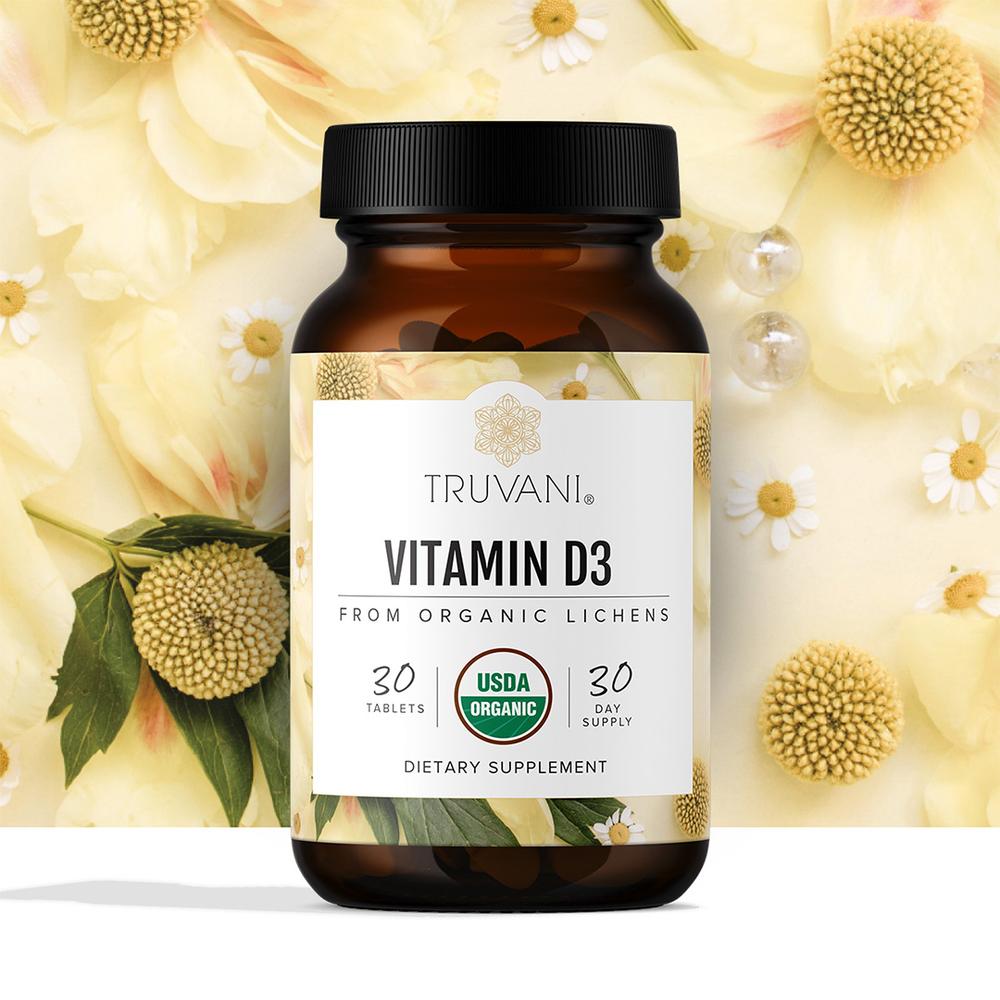 Truvani Vitamin D3 from Organic Lichens 30 tab