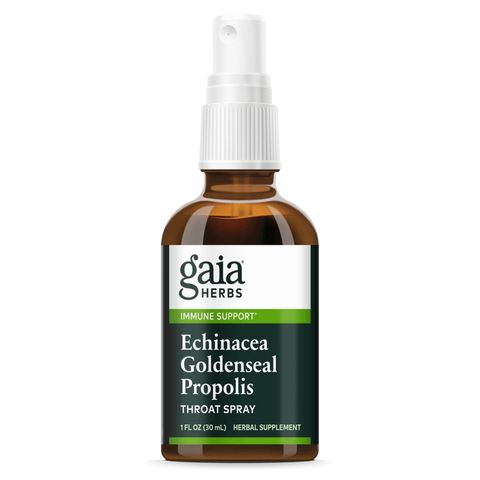Gaia Echinacea Goldenseal Propolis Throat Spray 1oz