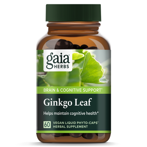 Gaia Ginkgo Leaf 60 caps