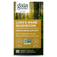 Gaia Lion's Mane Mushroom 40 vcaps