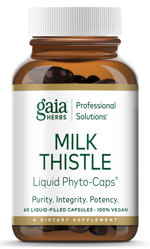Gaia Professional Milk Thistle 60 liq phyto caps