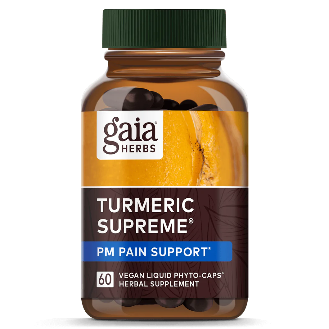 Gaia Turmeric Supreme Pain PM 60 caps