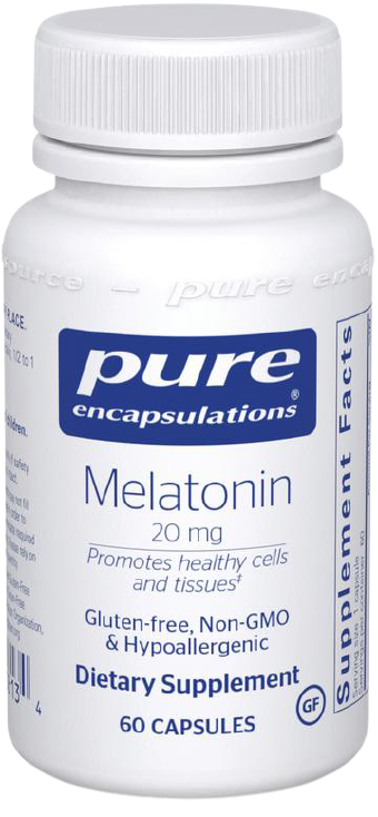 Pure Encapsulations Melatonin 20mg 60cap