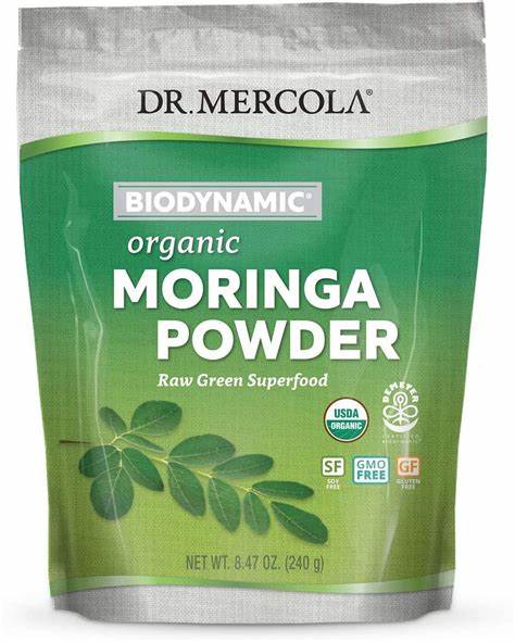 Mercola Organic Moringa Powder 240 g