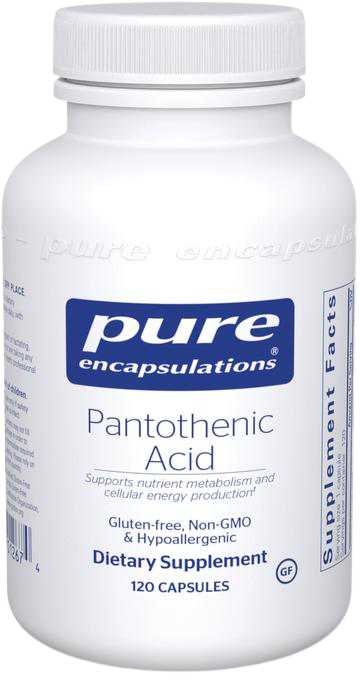 Pure Encapsulations Pantothenic Acid 120caps