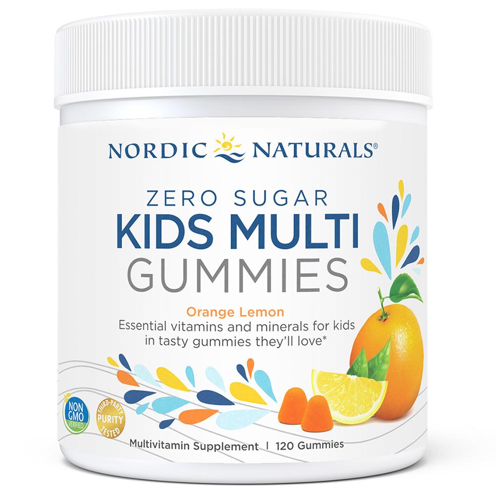 Nordic Naturals Zero Sugar Kid's Multi Gummies 120ct