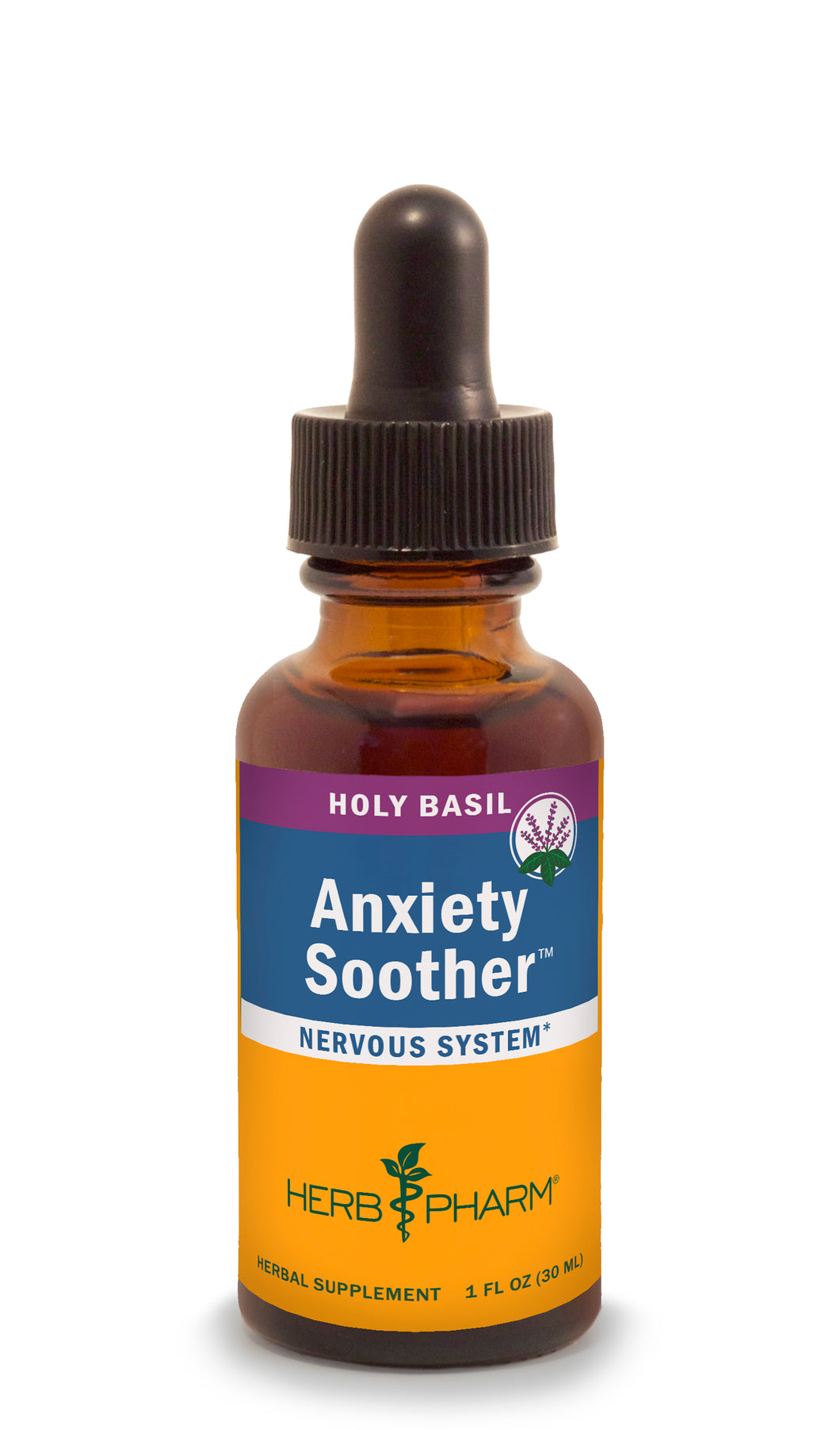 Herb Pharm Anxiety Soother Holy Basil 1 oz