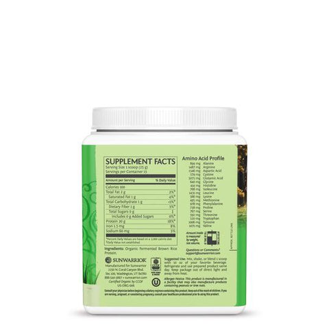 Sunwarrior Protein Classic Unflavored