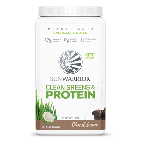 Sunwarrior Clean Greens and Protein Chocolate