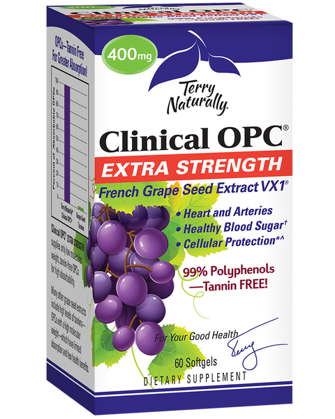 Terry Naturally Clinical OPC 400mg Extra Strength 60sg's