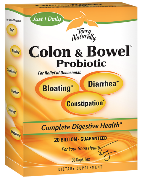 Terry Naturally Colon & Bowel Probiotic 30 caps
