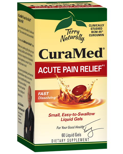 Terry Naturally CuraMed Acute Pain Relief 60 Soft Gels