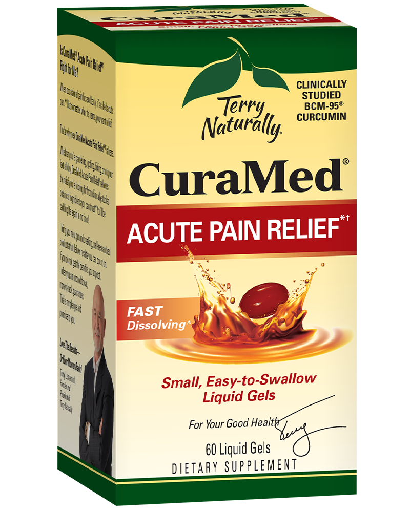 Terry Naturally CuraMed Acute Pain Relief 60 Soft Gels