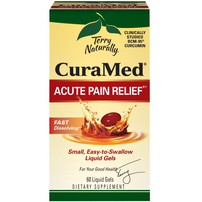 Terry Naturally CuraMed Acute Pain Relief 120s