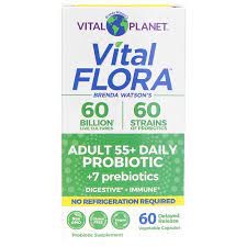 Vital Planet Vital Flora Adult 55+ Probiotic 30cnt Shelf Stable